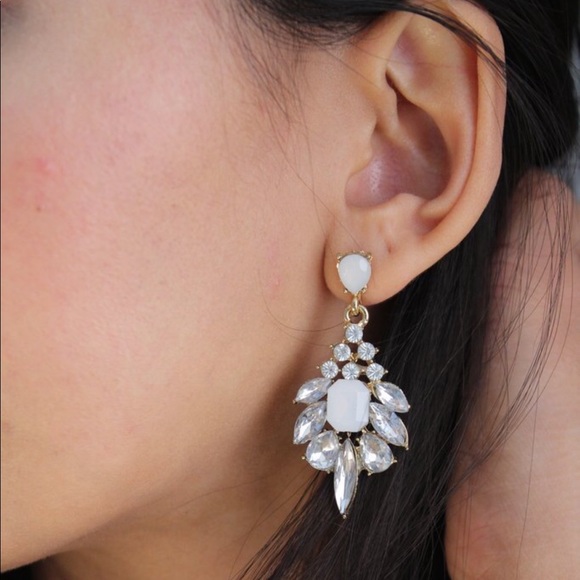 Mary & Heart Jewelry - SALE 👀 Crystal Studded Statement Drop Earrings